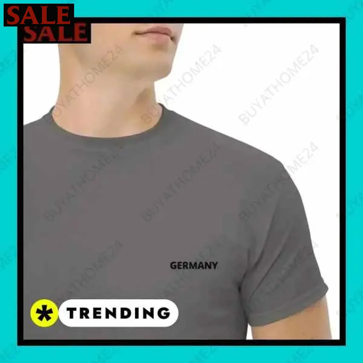 Herren T-Shirt aus Baumwolle in verschiedenen Größen für vielseitigen Stil  Textildruck BUYATHOME24, T-Shirts BUYATHOME24, Hoodies BUYATHOME24,  Hosen BUYATHOME24, Jacken BUYATHOME24, Schuhe BUYATHOME24