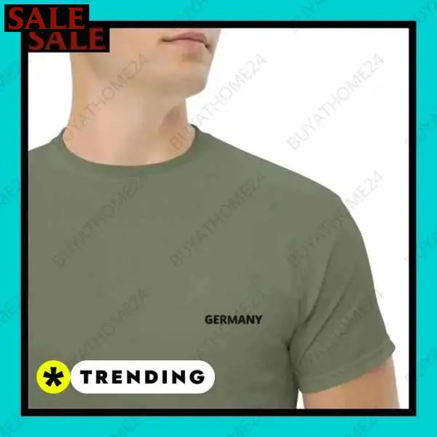Herren T-Shirt aus Baumwolle in verschiedenen Größen für vielseitigen Stil  Textildruck BUYATHOME24, T-Shirts BUYATHOME24, Hoodies BUYATHOME24,  Hosen BUYATHOME24, Jacken BUYATHOME24, Schuhe BUYATHOME24