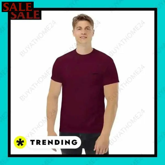 Herren T-Shirt aus Baumwolle in verschiedenen Größen für vielseitigen Stil  Textildruck BUYATHOME24, T-Shirts BUYATHOME24, Hoodies BUYATHOME24,  Hosen BUYATHOME24, Jacken BUYATHOME24, Schuhe BUYATHOME24