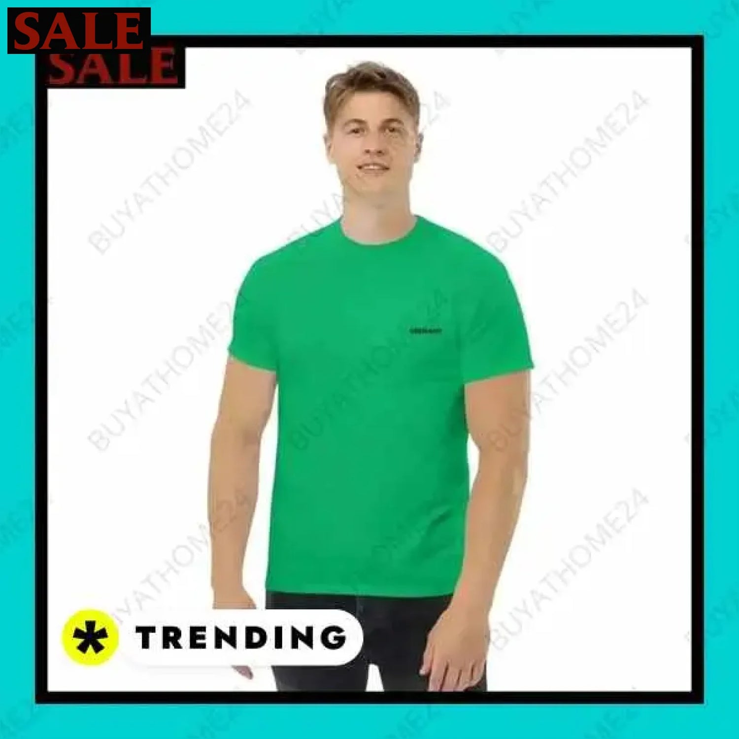Herren T-Shirt aus Baumwolle in verschiedenen Größen für vielseitigen Stil  Textildruck BUYATHOME24, T-Shirts BUYATHOME24, Hoodies BUYATHOME24,  Hosen BUYATHOME24, Jacken BUYATHOME24, Schuhe BUYATHOME24