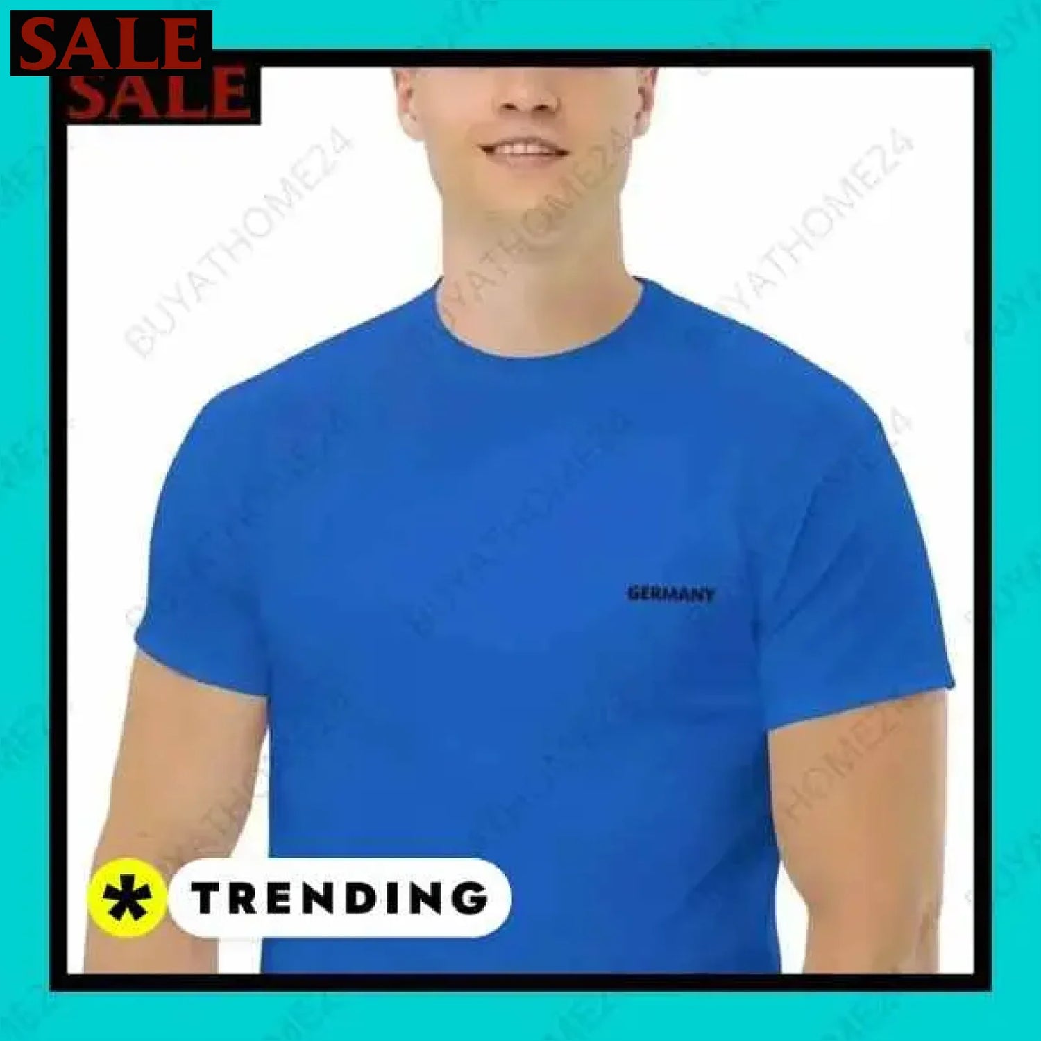 Herren T-Shirt aus Baumwolle in verschiedenen Größen für vielseitigen Stil  Textildruck BUYATHOME24, T-Shirts BUYATHOME24, Hoodies BUYATHOME24,  Hosen BUYATHOME24, Jacken BUYATHOME24, Schuhe BUYATHOME24