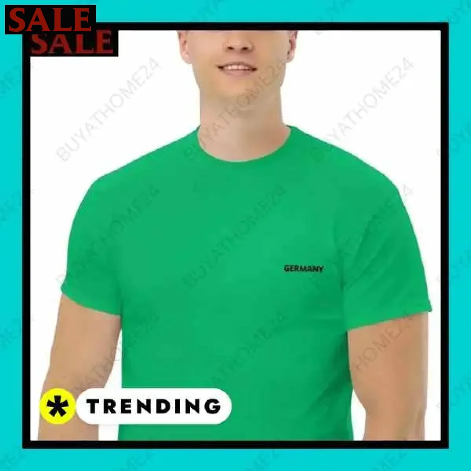Herren T-Shirt aus Baumwolle in verschiedenen Größen für vielseitigen Stil  Textildruck BUYATHOME24, T-Shirts BUYATHOME24, Hoodies BUYATHOME24,  Hosen BUYATHOME24, Jacken BUYATHOME24, Schuhe BUYATHOME24