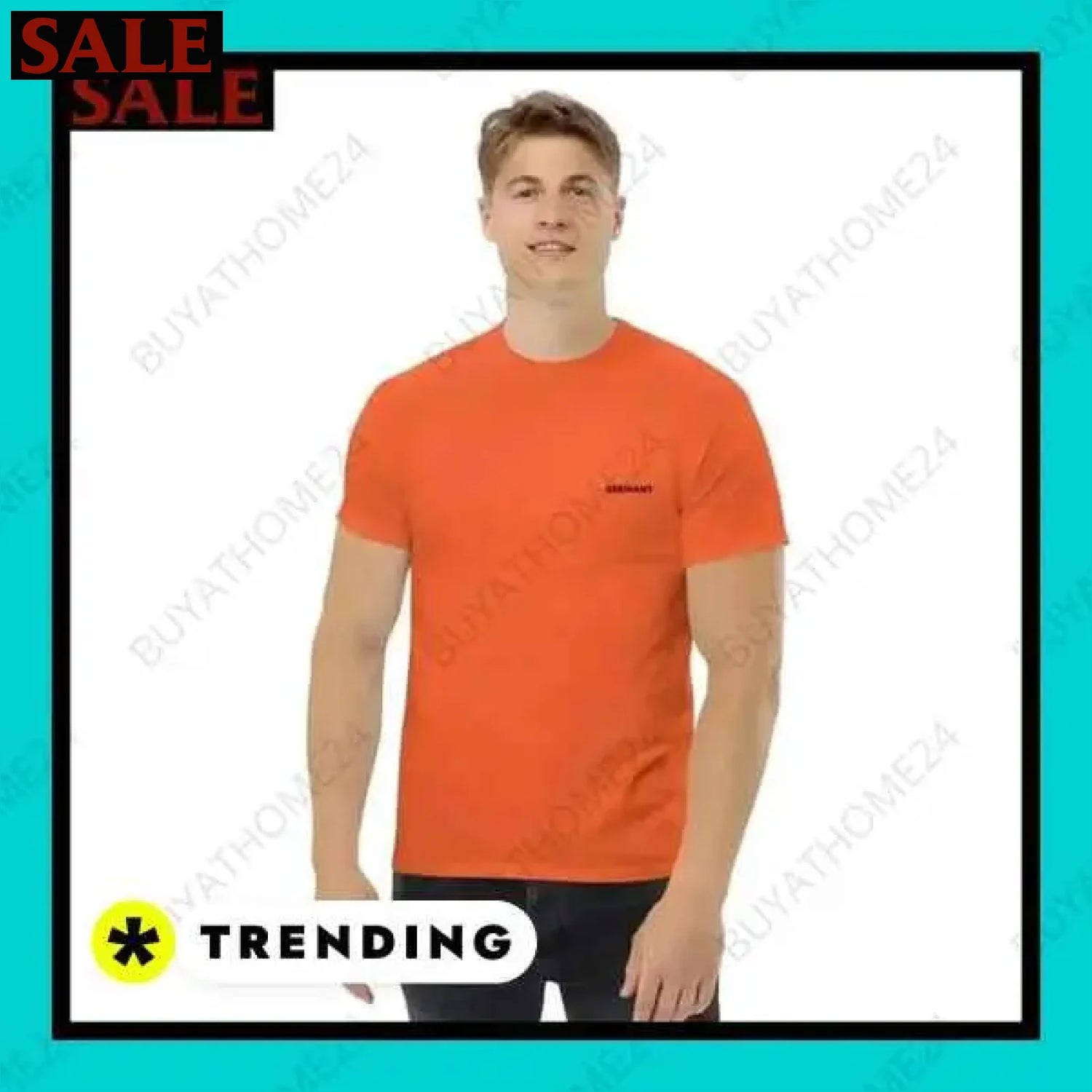 Herren T-Shirt aus Baumwolle in verschiedenen Größen für vielseitigen Stil  Textildruck BUYATHOME24, T-Shirts BUYATHOME24, Hoodies BUYATHOME24,  Hosen BUYATHOME24, Jacken BUYATHOME24, Schuhe BUYATHOME24