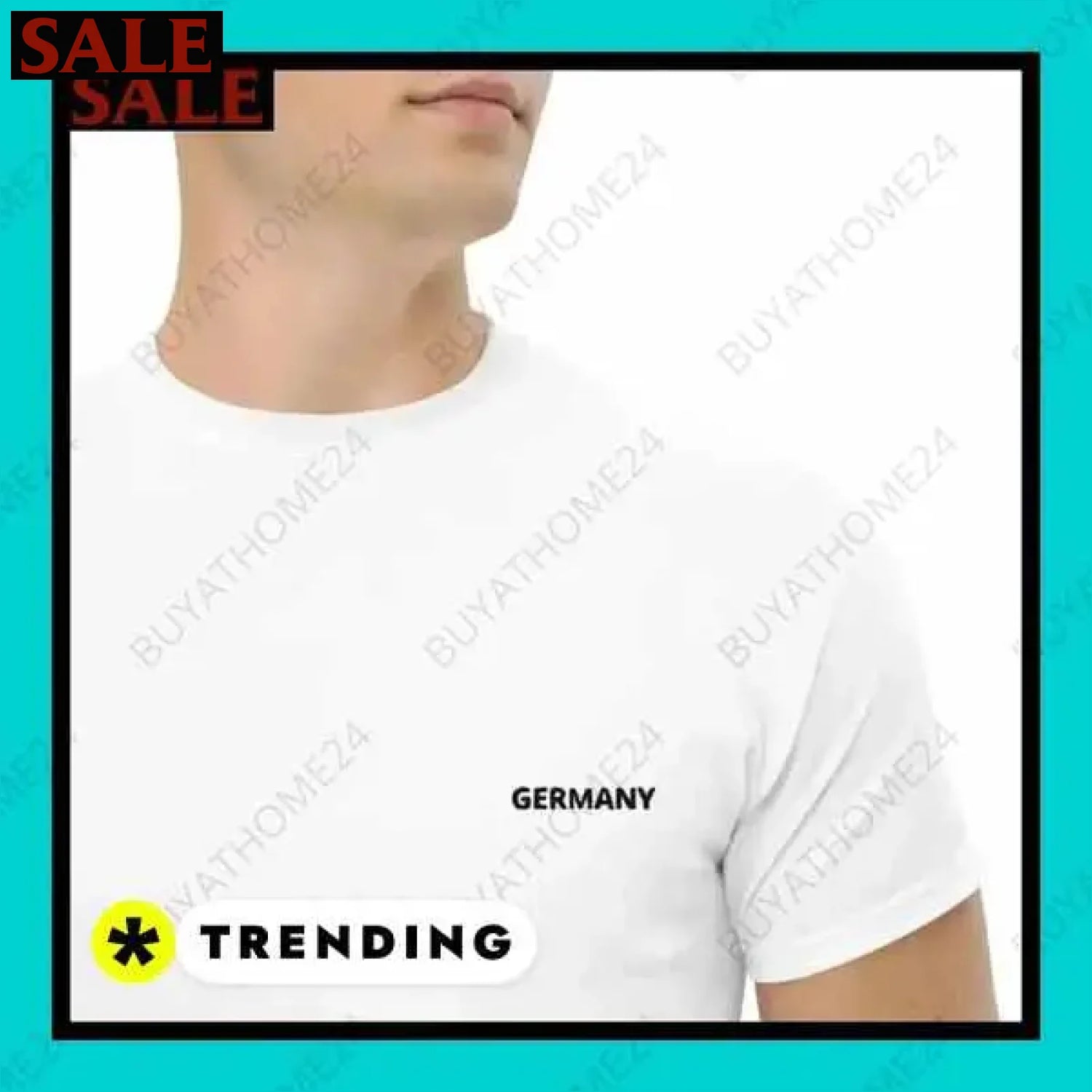 Herren T-Shirt aus Baumwolle in verschiedenen Größen für vielseitigen Stil  Textildruck BUYATHOME24, T-Shirts BUYATHOME24, Hoodies BUYATHOME24,  Hosen BUYATHOME24, Jacken BUYATHOME24, Schuhe BUYATHOME24