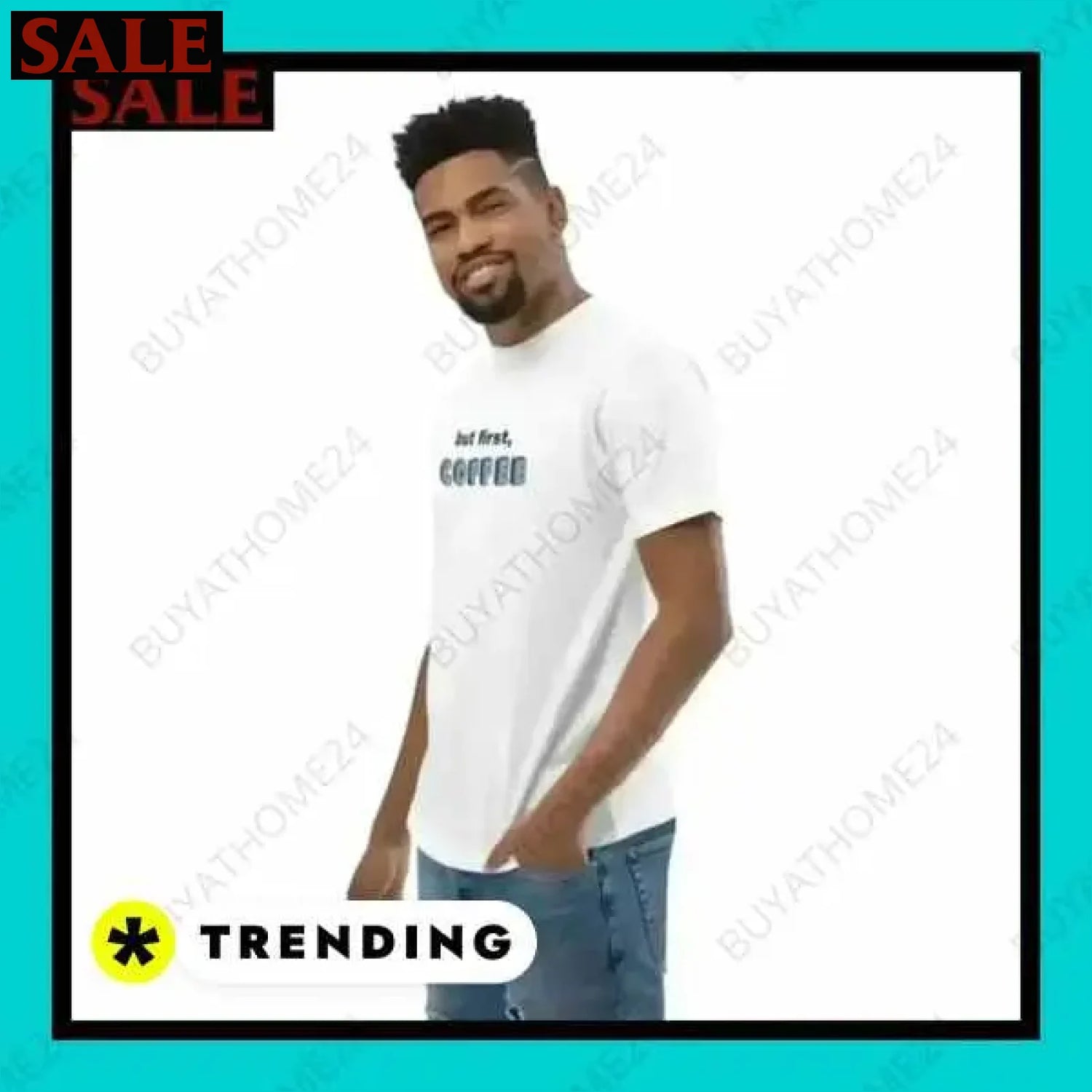 Herren T-Shirt aus Baumwolle in XS bis 3XL für zeitlosen Komfort  Textildruck BUYATHOME24, T-Shirts BUYATHOME24, Hoodies BUYATHOME24,  Hosen BUYATHOME24, Jacken BUYATHOME24, Schuhe BUYATHOME24
