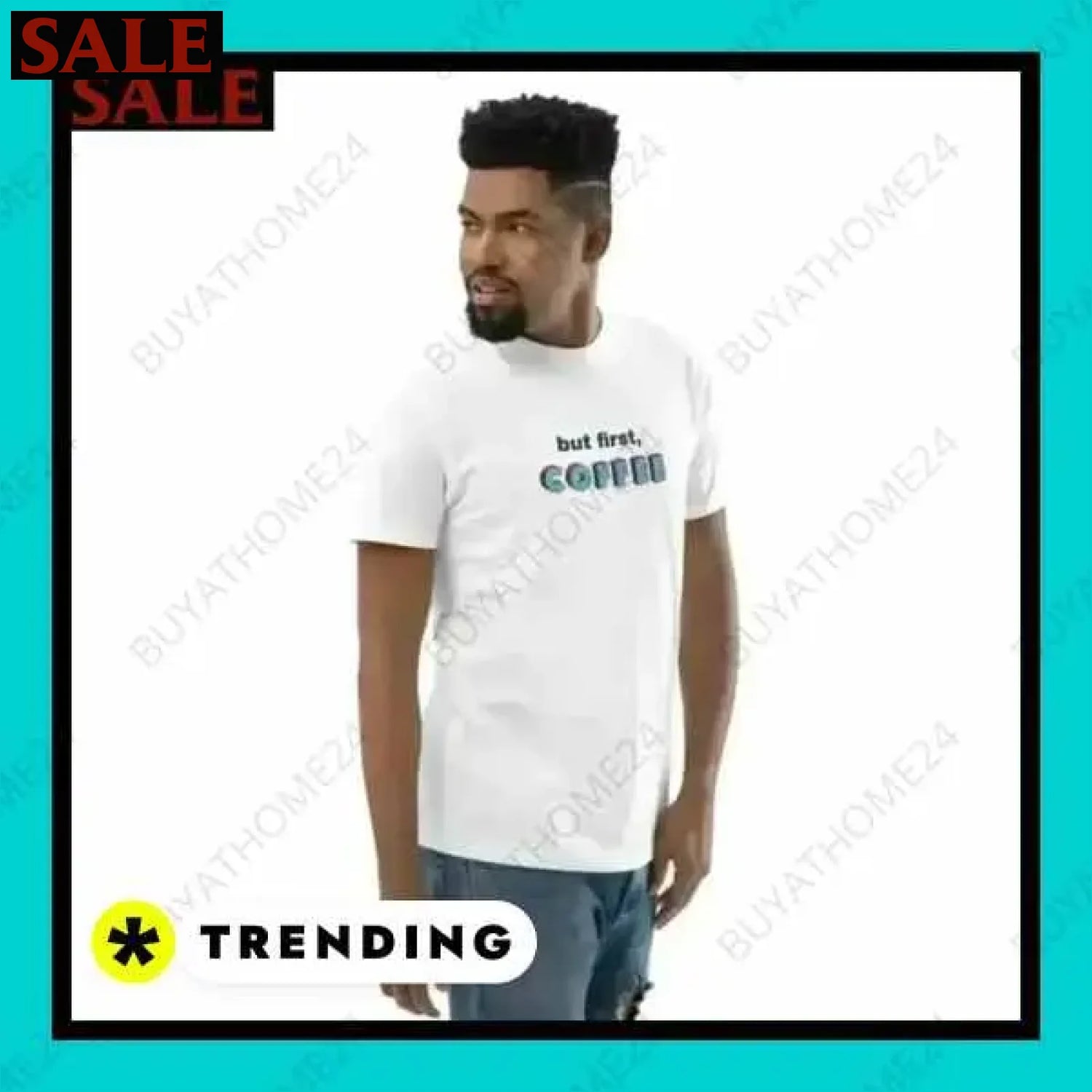 Herren T-Shirt aus Baumwolle in XS bis 3XL für zeitlosen Komfort  Textildruck BUYATHOME24, T-Shirts BUYATHOME24, Hoodies BUYATHOME24,  Hosen BUYATHOME24, Jacken BUYATHOME24, Schuhe BUYATHOME24
