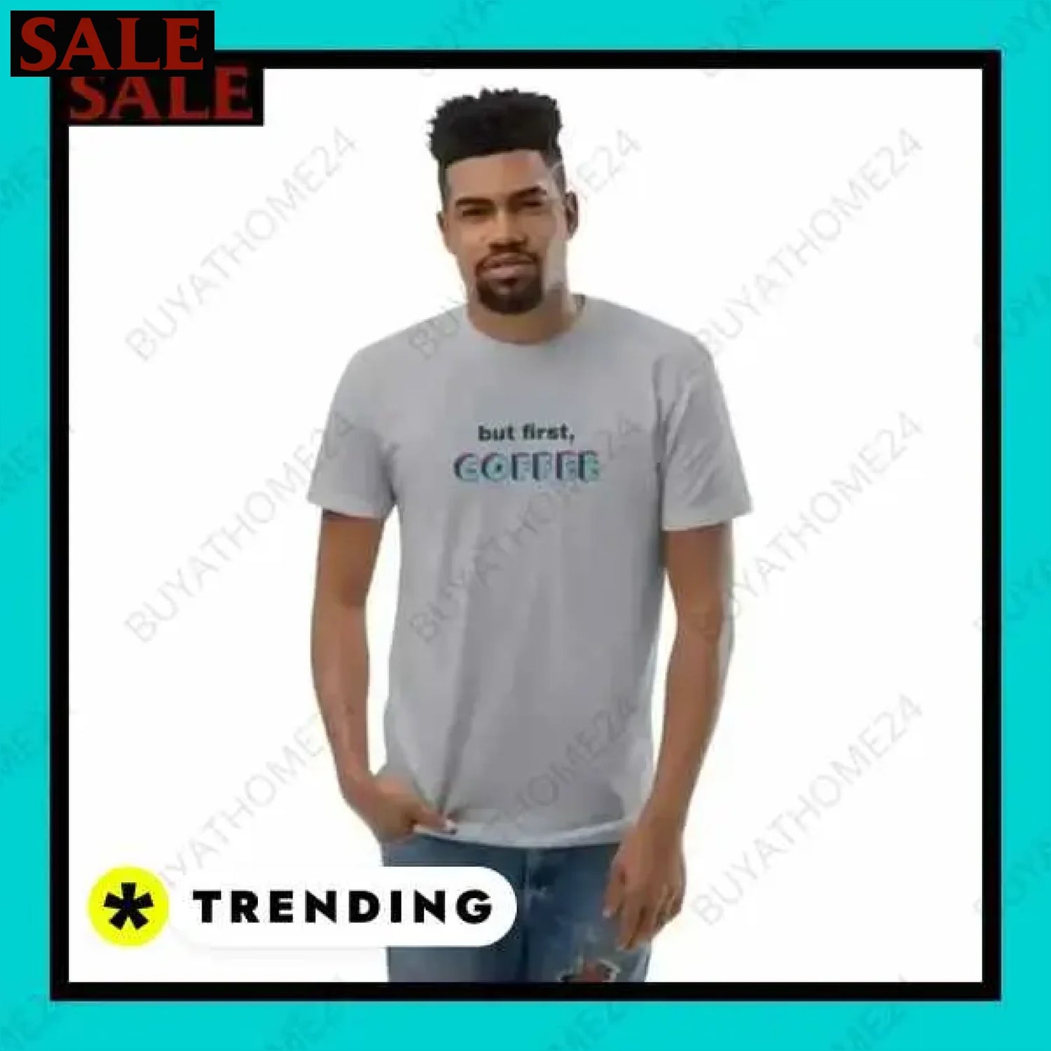 Herren T-Shirt aus Baumwolle in XS bis 3XL für zeitlosen Komfort  Textildruck BUYATHOME24, T-Shirts BUYATHOME24, Hoodies BUYATHOME24,  Hosen BUYATHOME24, Jacken BUYATHOME24, Schuhe BUYATHOME24