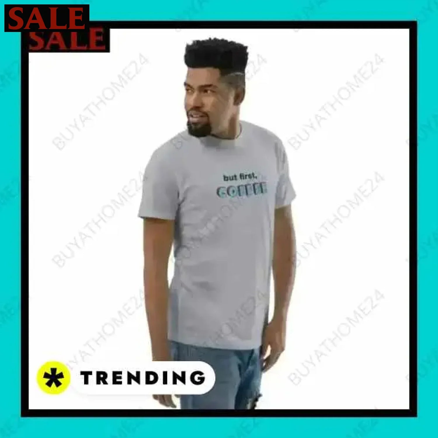 Herren T-Shirt aus Baumwolle in XS bis 3XL für zeitlosen Komfort  Textildruck BUYATHOME24, T-Shirts BUYATHOME24, Hoodies BUYATHOME24,  Hosen BUYATHOME24, Jacken BUYATHOME24, Schuhe BUYATHOME24