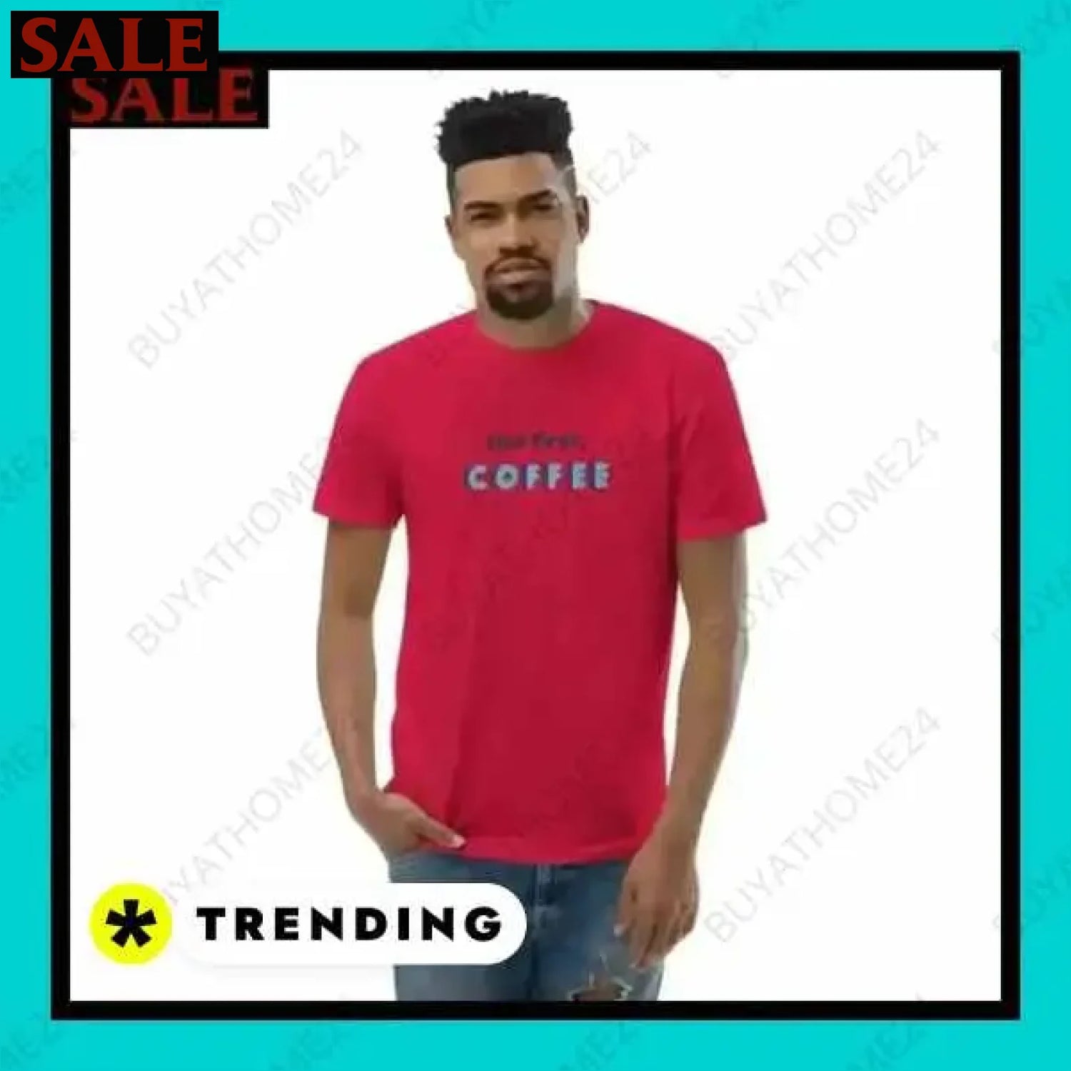 Herren T-Shirt aus Baumwolle in XS bis 3XL für zeitlosen Komfort  Textildruck BUYATHOME24, T-Shirts BUYATHOME24, Hoodies BUYATHOME24,  Hosen BUYATHOME24, Jacken BUYATHOME24, Schuhe BUYATHOME24