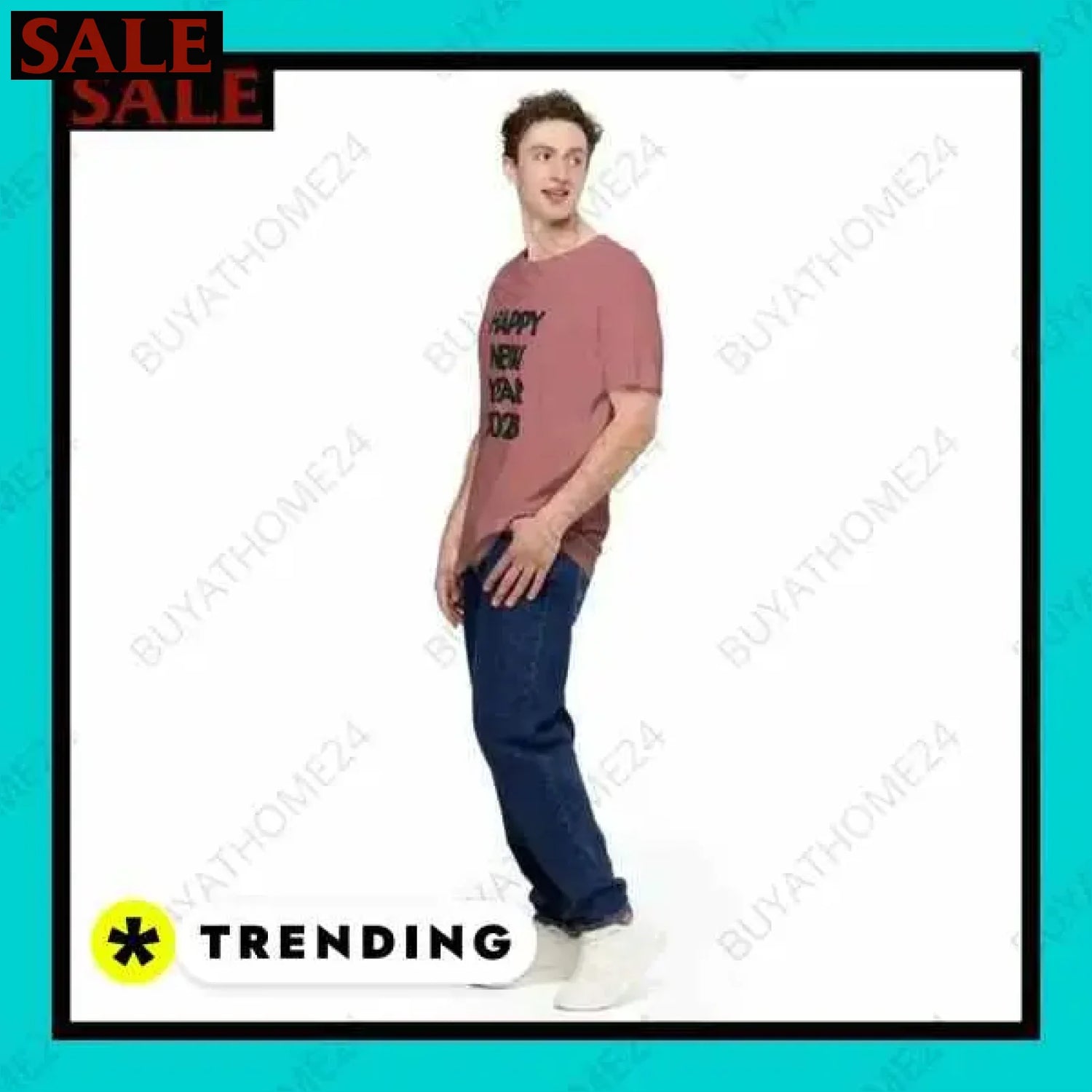 Herren T-Shirt aus Baumwolle in XS bis 5XL für jeden Look  Textildruck BUYATHOME24, T-Shirts BUYATHOME24, Hoodies BUYATHOME24,  Hosen BUYATHOME24, Jacken BUYATHOME24, Schuhe BUYATHOME24