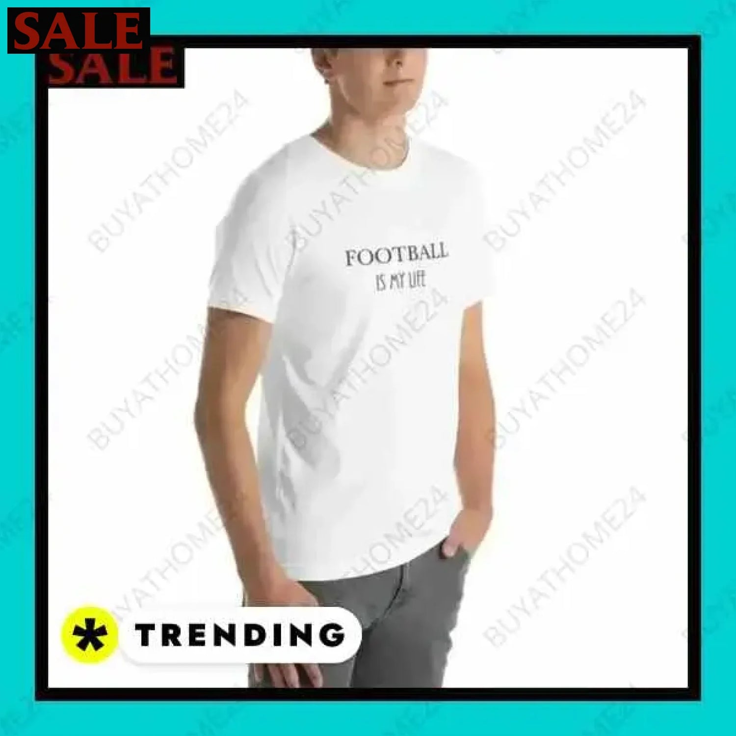 Herren T-Shirt aus Baumwolle in XS bis 5XL für vielseitigen Stil  Textildruck BUYATHOME24, T-Shirts BUYATHOME24, Hoodies BUYATHOME24,  Hosen BUYATHOME24, Jacken BUYATHOME24, Schuhe BUYATHOME24