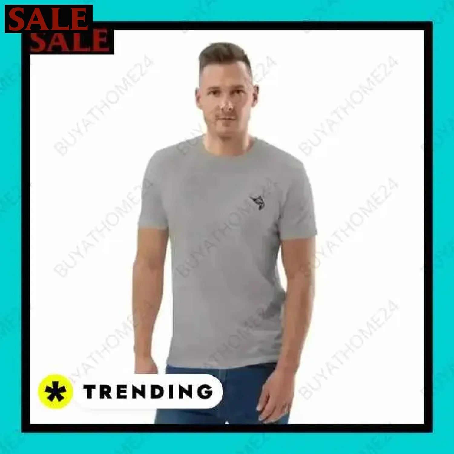 Herren T-Shirt aus Baumwolle mit vielseitigem Design und Komfort  Textildruck BUYATHOME24, T-Shirts BUYATHOME24, Hoodies BUYATHOME24,  Hosen BUYATHOME24, Jacken BUYATHOME24, Schuhe BUYATHOME24