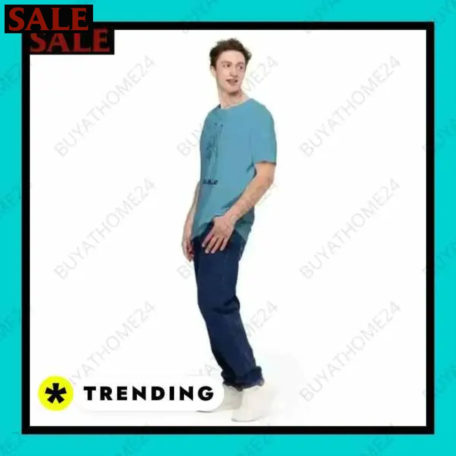 • Rundhalsshirts I Herren & Damen T-Shirt XS bis 4XL  Textildruck BUYATHOME24, T-Shirts BUYATHOME24, Hoodies BUYATHOME24,  Hosen BUYATHOME24, Jacken BUYATHOME24, Schuhe BUYATHOME24