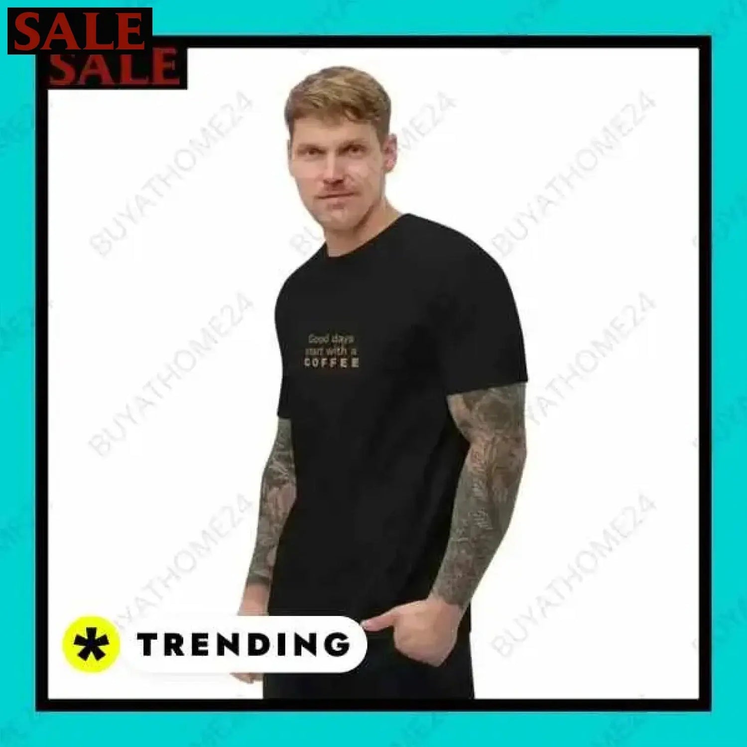 SALE % Rundhalsshirts I Kurzarm Grafik Unisex T-Shirt XS-3XL BUYATHOME24®