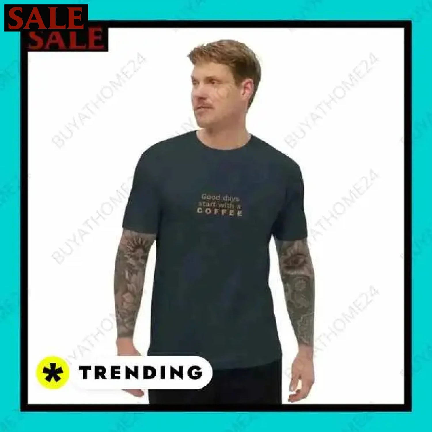 Herren T-Shirt Baumwolle XS bis 3XL bei BuyAtHome24  Textildruck BUYATHOME24, T-Shirts BUYATHOME24, Hoodies BUYATHOME24,  Hosen BUYATHOME24, Jacken BUYATHOME24, Schuhe BUYATHOME24