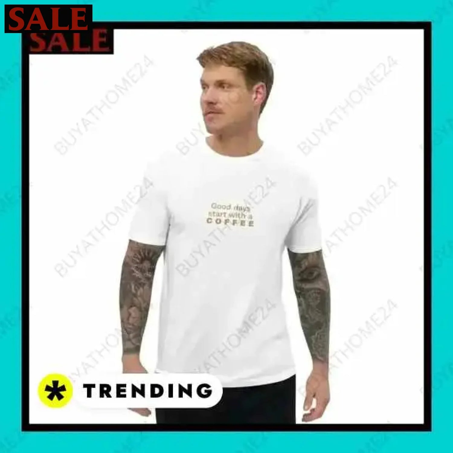 Herren T-Shirt Baumwolle XS bis 3XL bei BuyAtHome24  Textildruck BUYATHOME24, T-Shirts BUYATHOME24, Hoodies BUYATHOME24,  Hosen BUYATHOME24, Jacken BUYATHOME24, Schuhe BUYATHOME24