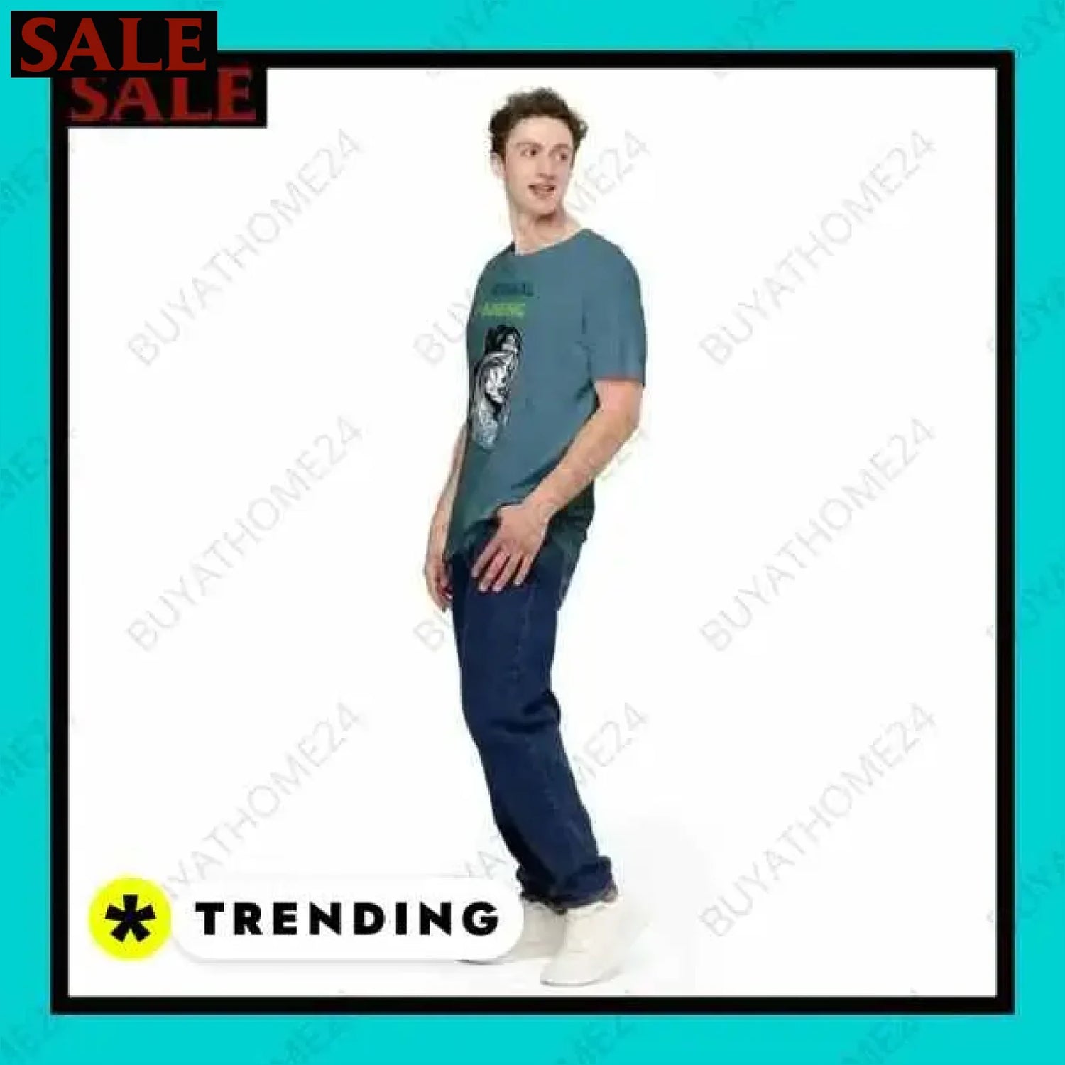 Herren T-Shirt in Baumwolle XS bis 5XL für jeden Anlass  Textildruck BUYATHOME24, T-Shirts BUYATHOME24, Hoodies BUYATHOME24,  Hosen BUYATHOME24, Jacken BUYATHOME24, Schuhe BUYATHOME24