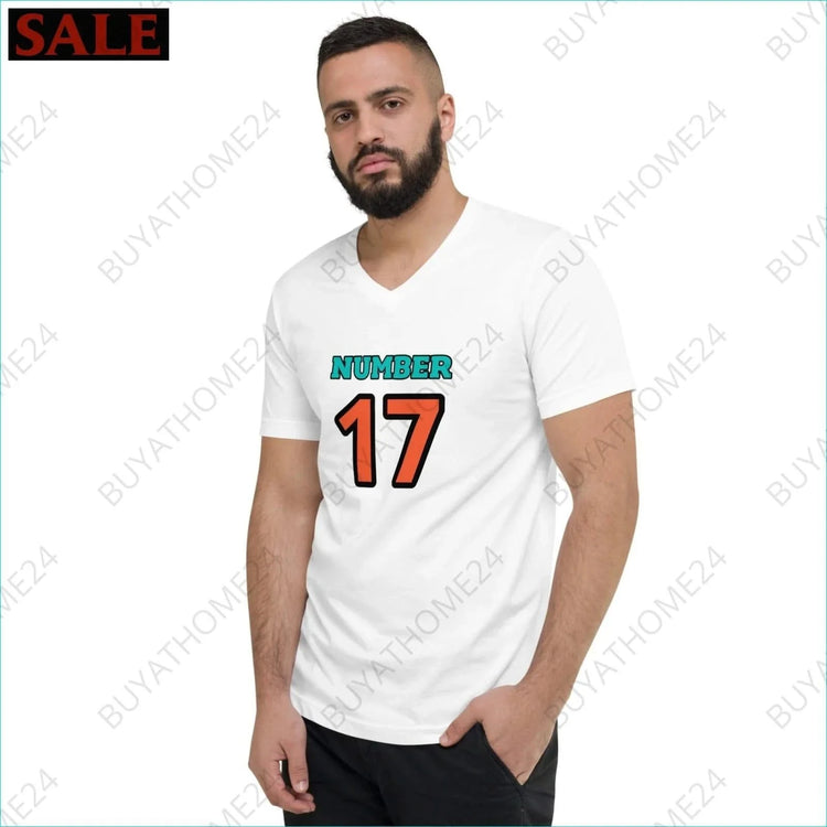 Herren T-Shirt mit V-Ausschnitt S-2XL - BUYATHOME24 - T-Shirtdruck - GERMANY - HERRENMODE, T-Shirt mit V-Ausschnitt, YOUR STYLE