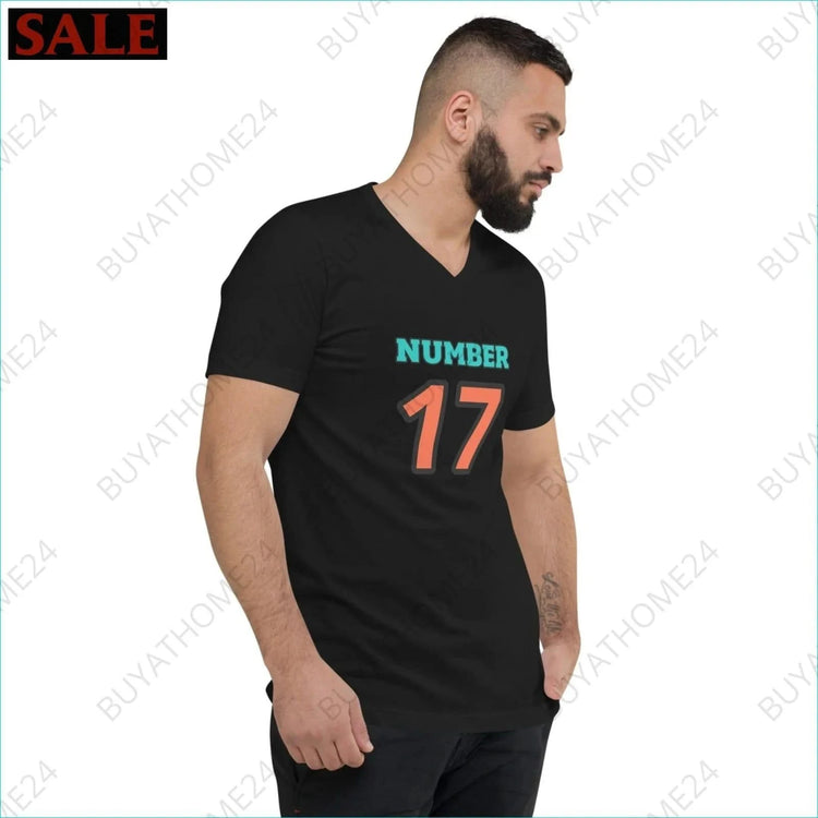 Herren T-Shirt mit V-Ausschnitt S-2XL - BUYATHOME24 - T-Shirtdruck - GERMANY - HERRENMODE, T-Shirt mit V-Ausschnitt, YOUR STYLE