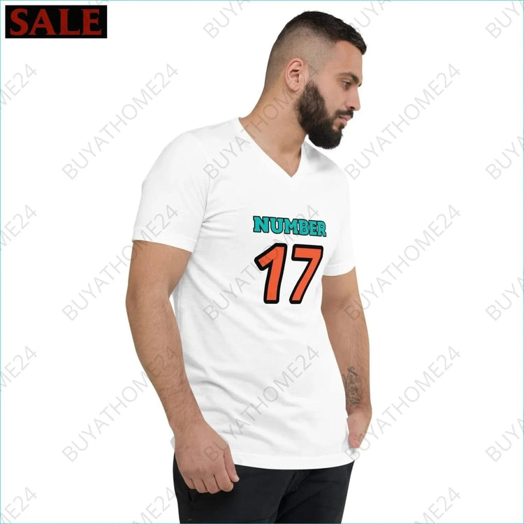 Herren T-Shirt mit V-Ausschnitt S-2XL - BUYATHOME24 - T-Shirtdruck - GERMANY - HERRENMODE, T-Shirt mit V-Ausschnitt, YOUR STYLE