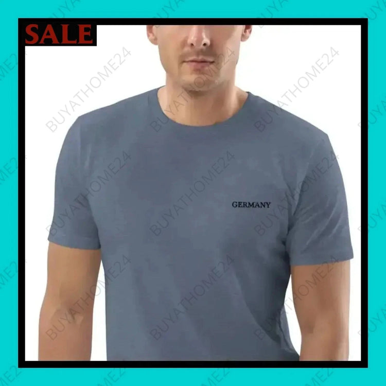 Herren T-Shirt S-2XL - BUYATHOME24 - bestickt - GERMANY - HERRENMODE, T-Shirt, YOUR STYLE