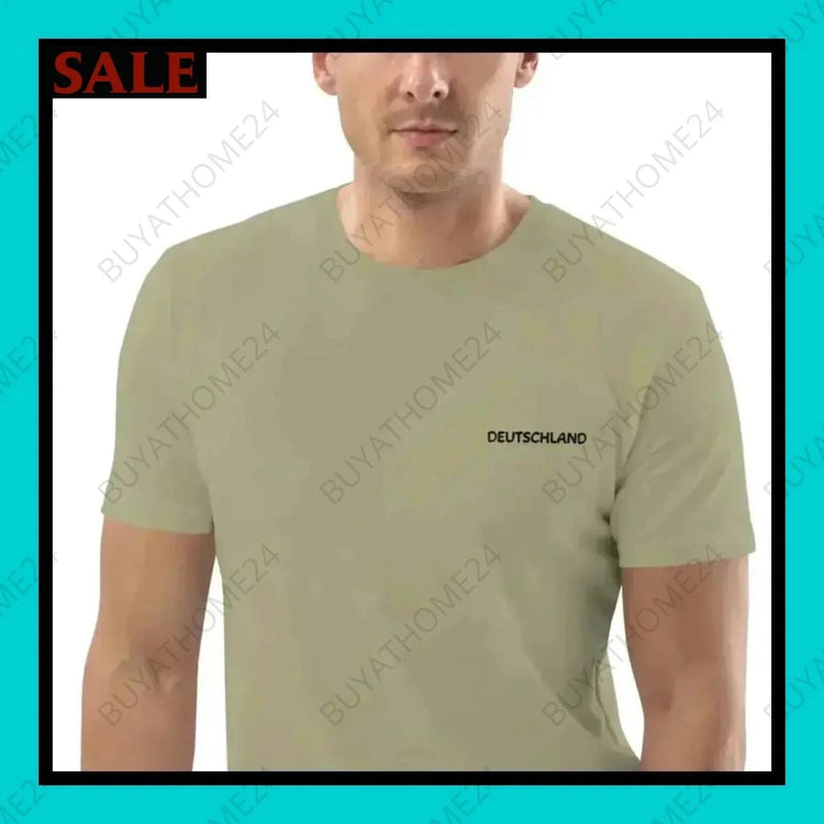 Herren T-Shirt S-2XL - BUYATHOME24 - bestickt - GERMANY - HERRENMODE, T-Shirt, YOUR STYLE