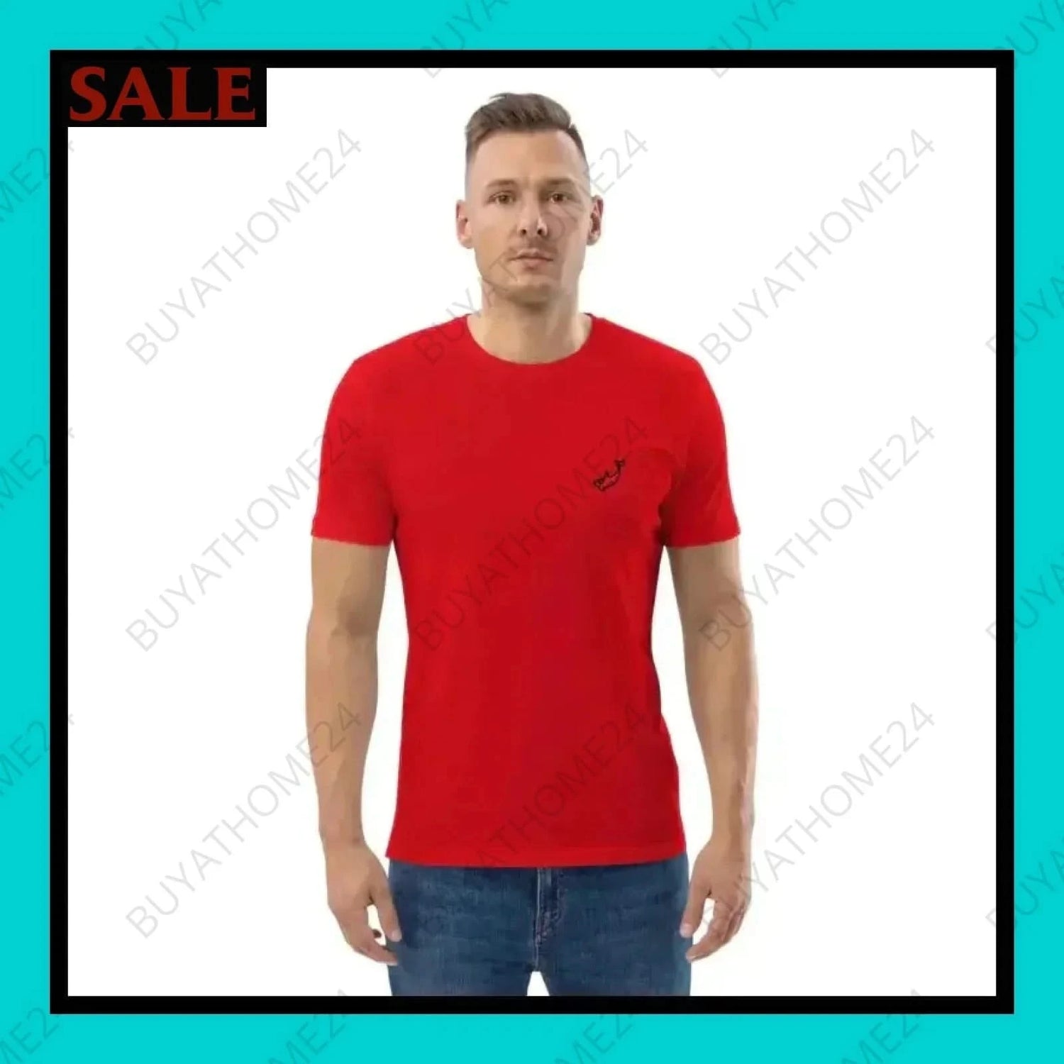 Herren T-Shirt S-2XL - BUYATHOME24 - bestickt - GERMANY - HERRENMODE, T-Shirt