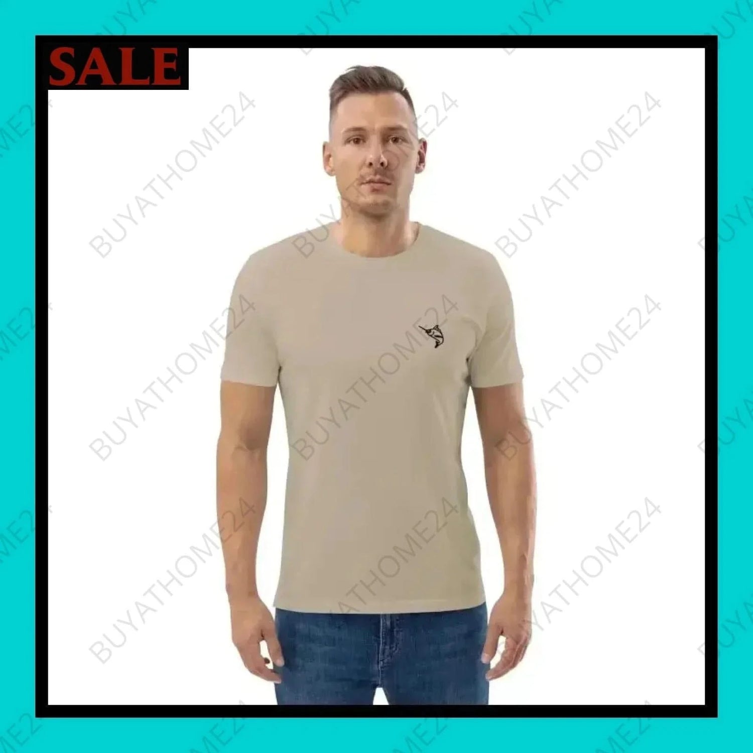 Herren T-Shirt S-2XL - BUYATHOME24 -bestickt - GERMANY - HERRENMODE, T-Shirt