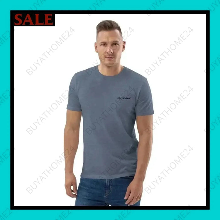 Herren T-Shirt S-2XL - BUYATHOME24 - bestickt - GERMANY - HERRENMODE, T-Shirt, YOUR STYLE