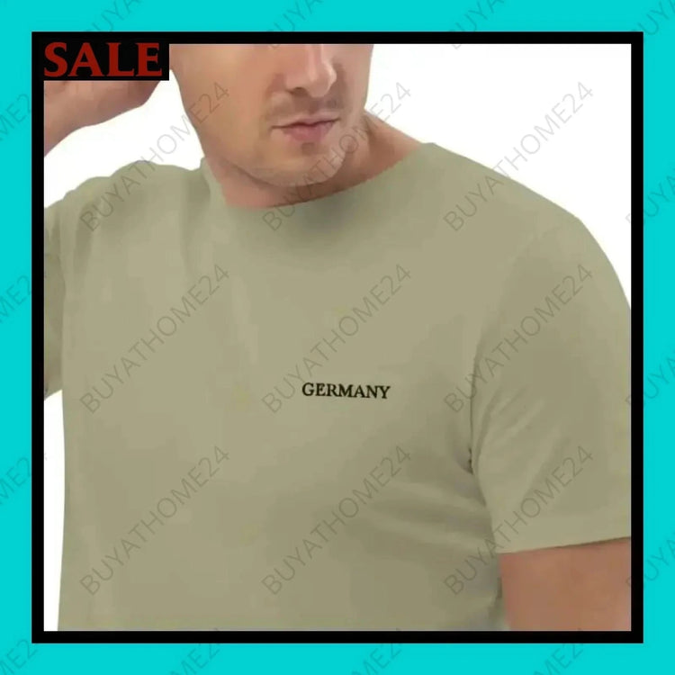 Herren T-Shirt S-2XL - BUYATHOME24 - bestickt - GERMANY - HERRENMODE, T-Shirt, YOUR STYLE