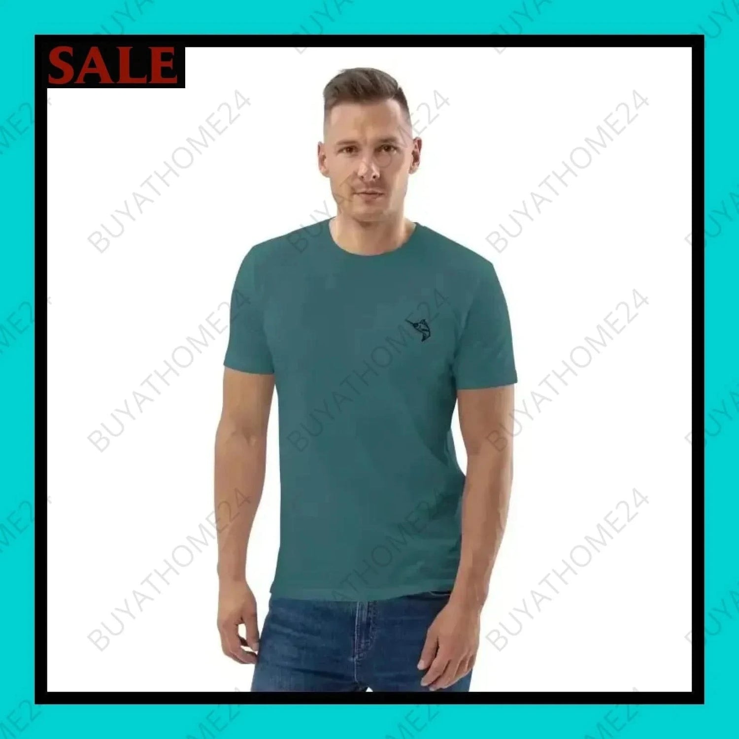 Herren T-Shirt S-2XL - BUYATHOME24 -bestickt - GERMANY - HERRENMODE, T-Shirt