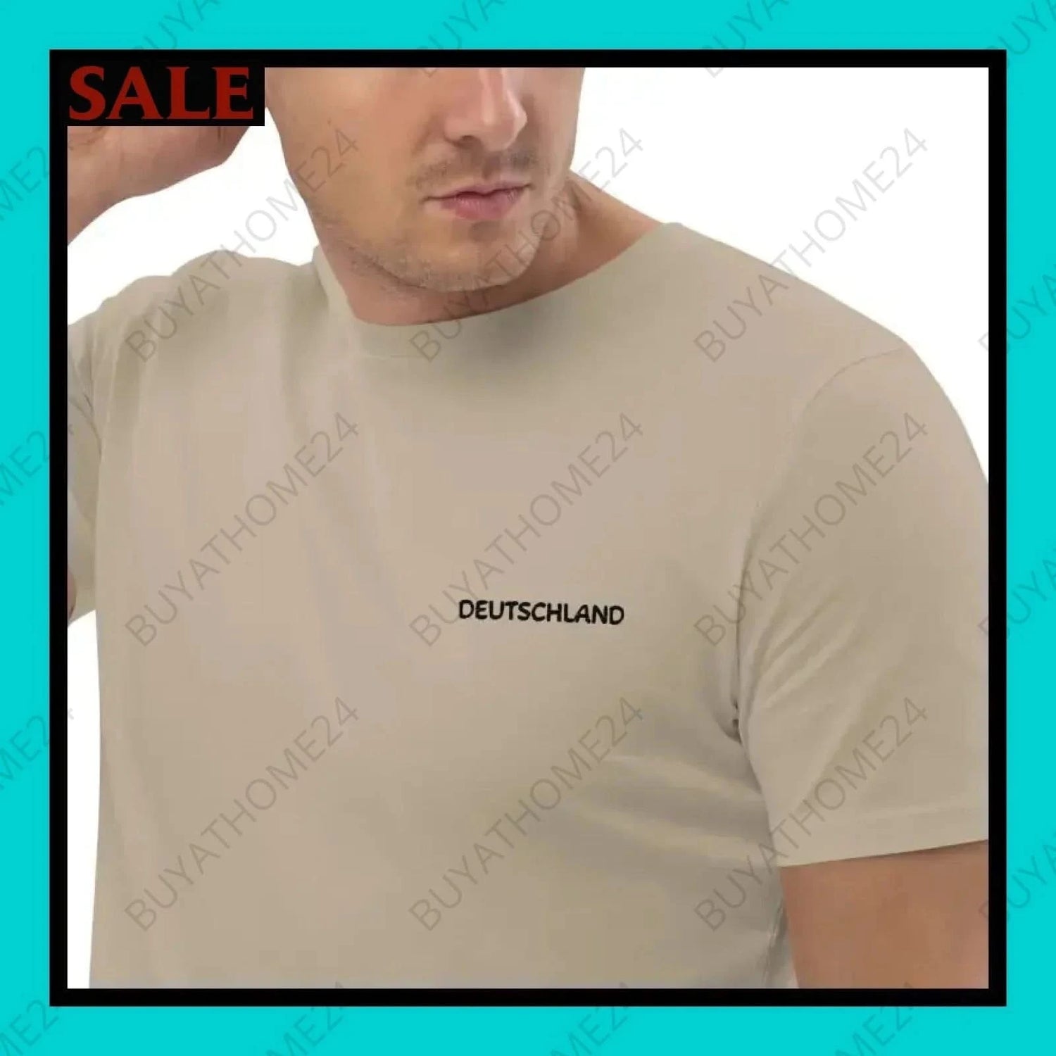 Herren T-Shirt S-2XL - BUYATHOME24 - bestickt - GERMANY - HERRENMODE, T-Shirt, YOUR STYLE