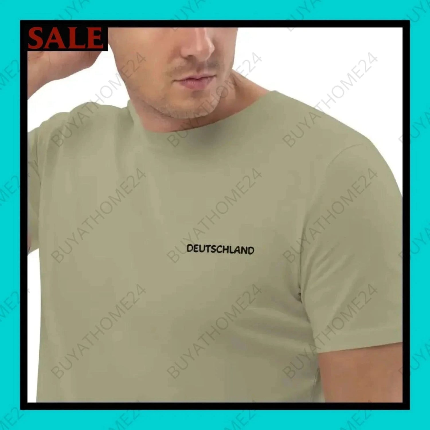 Herren T-Shirt S-2XL - BUYATHOME24 - bestickt - GERMANY - HERRENMODE, T-Shirt, YOUR STYLE