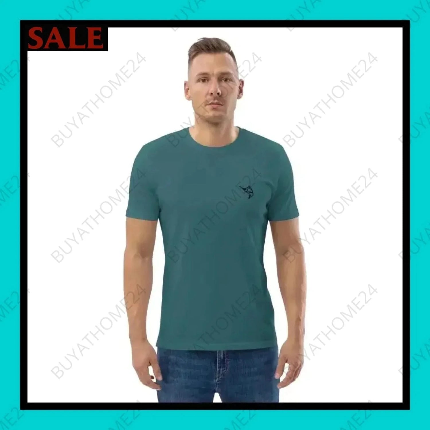 Herren T-Shirt S-2XL - BUYATHOME24 -bestickt - GERMANY - HERRENMODE, T-Shirt