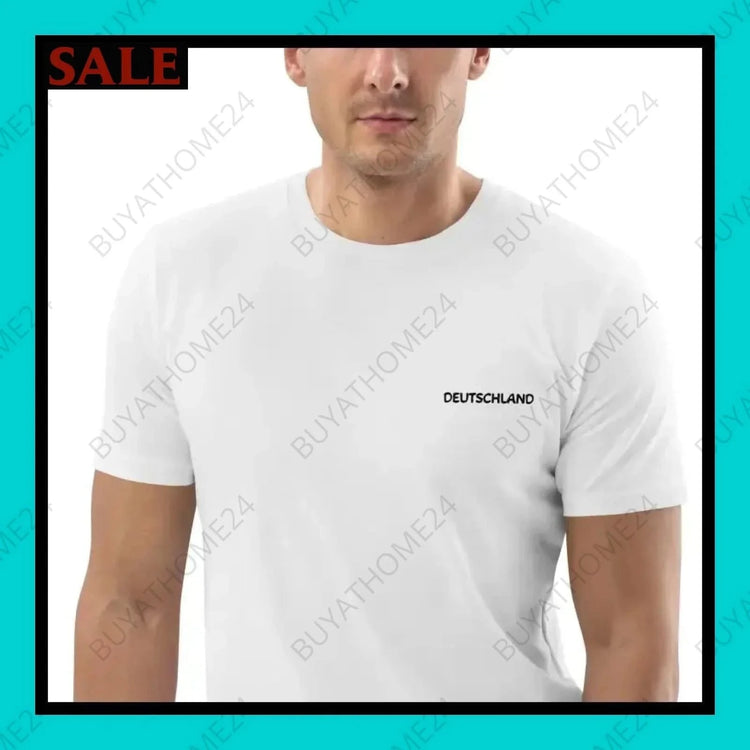 Herren T-Shirt S-2XL - BUYATHOME24 - bestickt - GERMANY - HERRENMODE, T-Shirt, YOUR STYLE