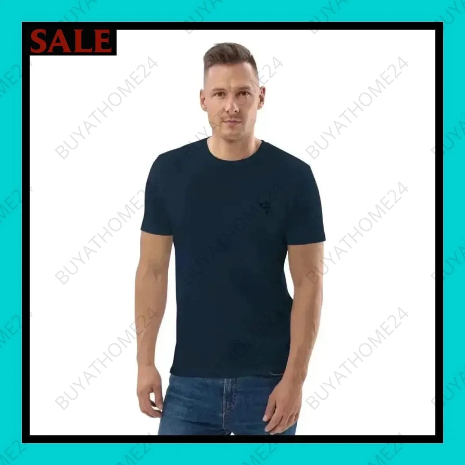 Herren T-Shirt S-2XL - BUYATHOME24 -bestickt - GERMANY - HERRENMODE, T-Shirt