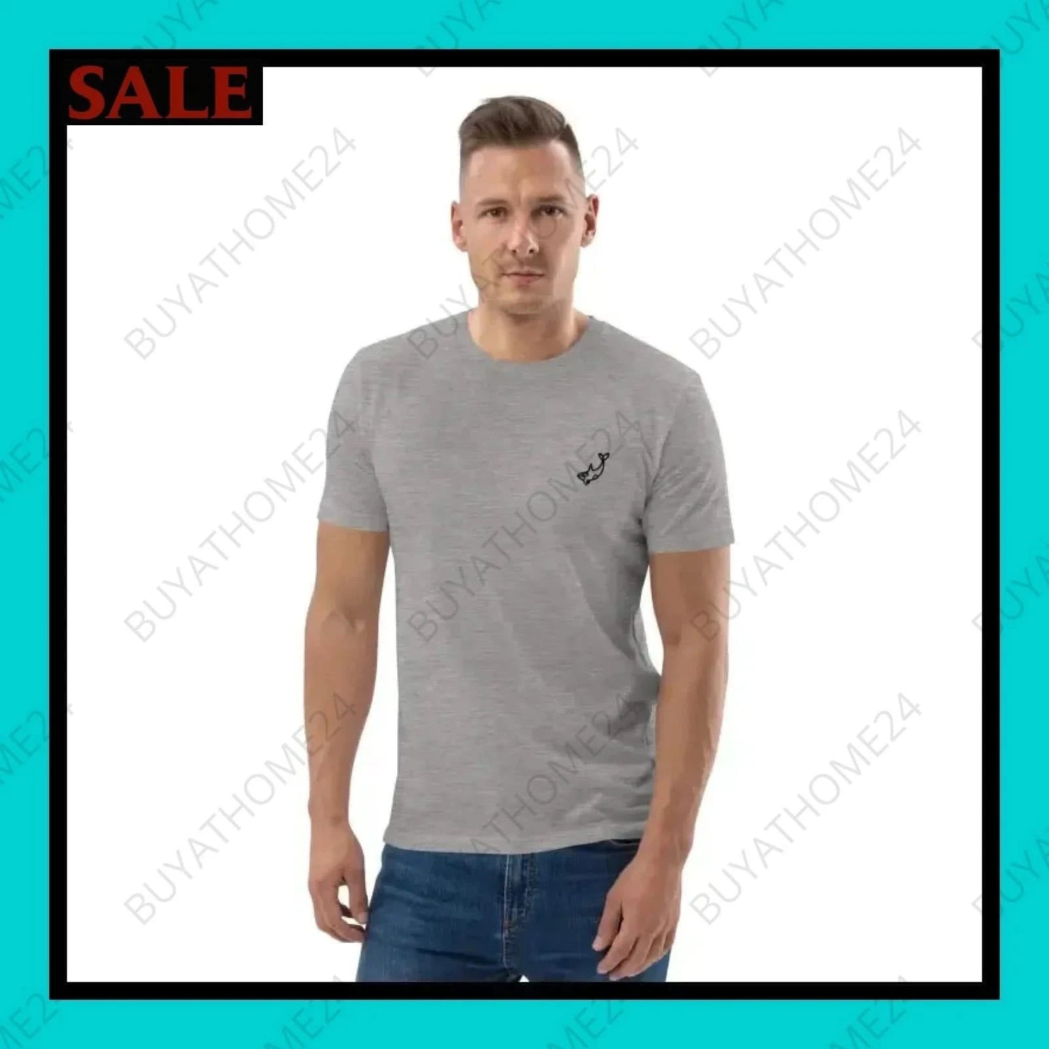 Herren T-Shirt S-2XL - BUYATHOME24 - bestickt - GERMANY - HERRENMODE, T-Shirt