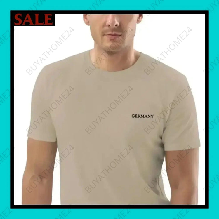 Herren T-Shirt S-2XL - BUYATHOME24 - bestickt - GERMANY - HERRENMODE, T-Shirt, YOUR STYLE