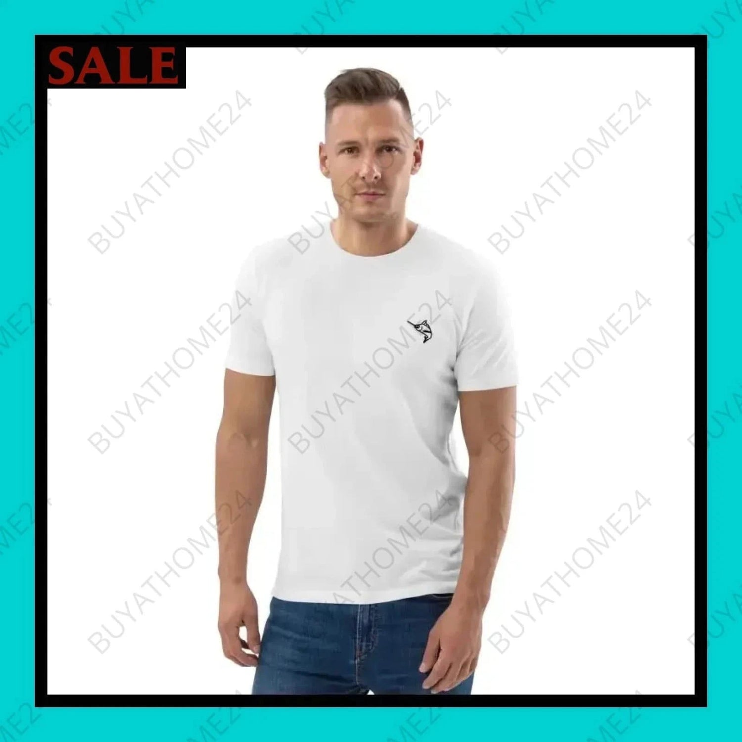 Herren T-Shirt S-2XL - BUYATHOME24 -bestickt - GERMANY - HERRENMODE, T-Shirt