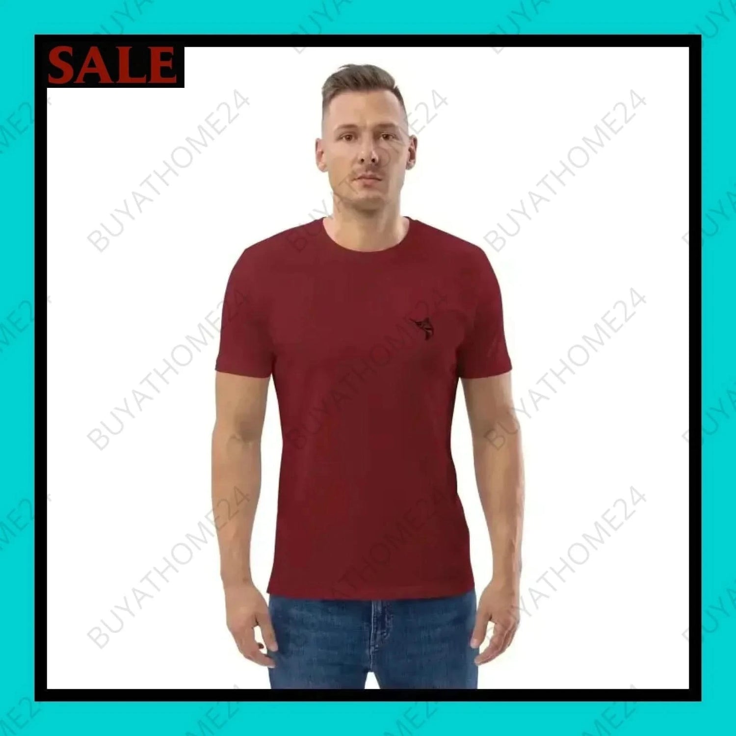 Herren T-Shirt S-2XL - BUYATHOME24 -bestickt - GERMANY - HERRENMODE, T-Shirt