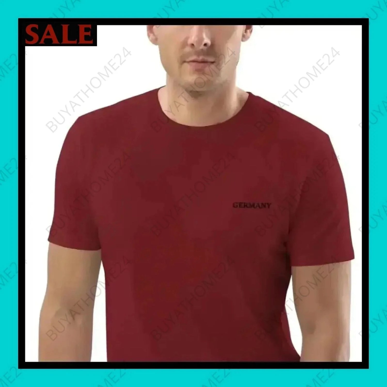 Herren T-Shirt S-2XL - BUYATHOME24 - bestickt - GERMANY - HERRENMODE, T-Shirt, YOUR STYLE