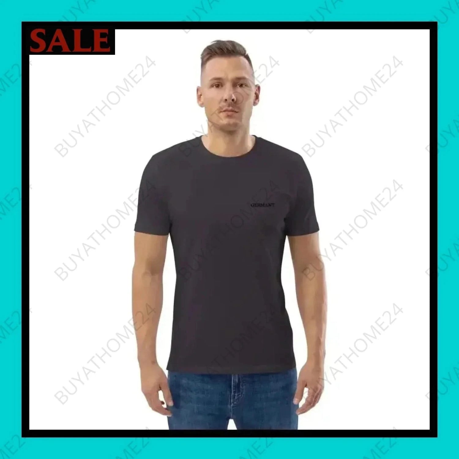 Herren T-Shirt S-2XL - BUYATHOME24 - bestickt - GERMANY - HERRENMODE, T-Shirt, YOUR STYLE