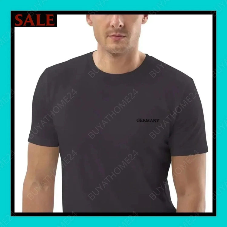 Herren T-Shirt S-2XL - BUYATHOME24 - bestickt - GERMANY - HERRENMODE, T-Shirt, YOUR STYLE