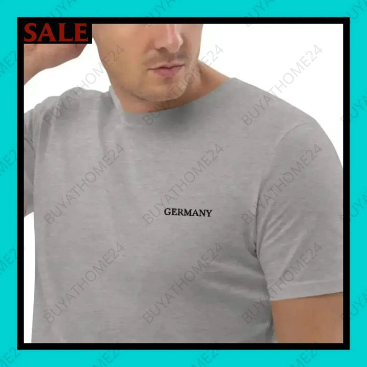 Herren T-Shirt S-2XL - BUYATHOME24 - bestickt - GERMANY - HERRENMODE, T-Shirt, YOUR STYLE