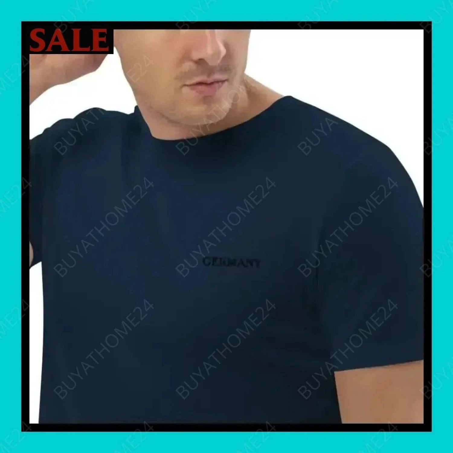 Herren T-Shirt S-2XL - BUYATHOME24 - bestickt - GERMANY - HERRENMODE, T-Shirt, YOUR STYLE