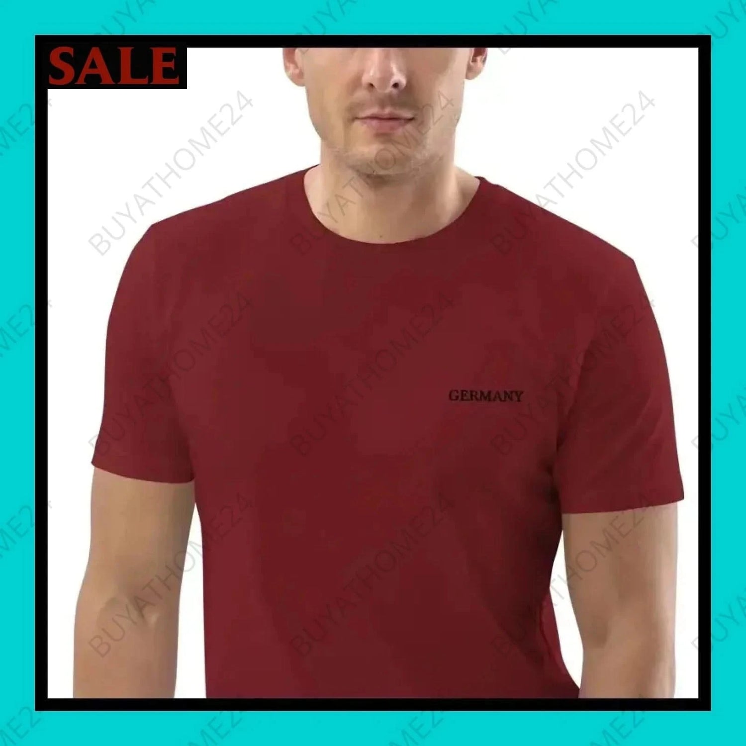 Herren T-Shirt S-2XL - BUYATHOME24 - bestickt - GERMANY - HERRENMODE, T-Shirt, YOUR STYLE