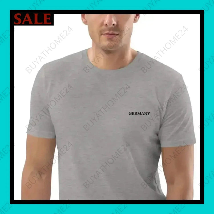 Herren T-Shirt S-2XL - BUYATHOME24 - bestickt - GERMANY - HERRENMODE, T-Shirt, YOUR STYLE