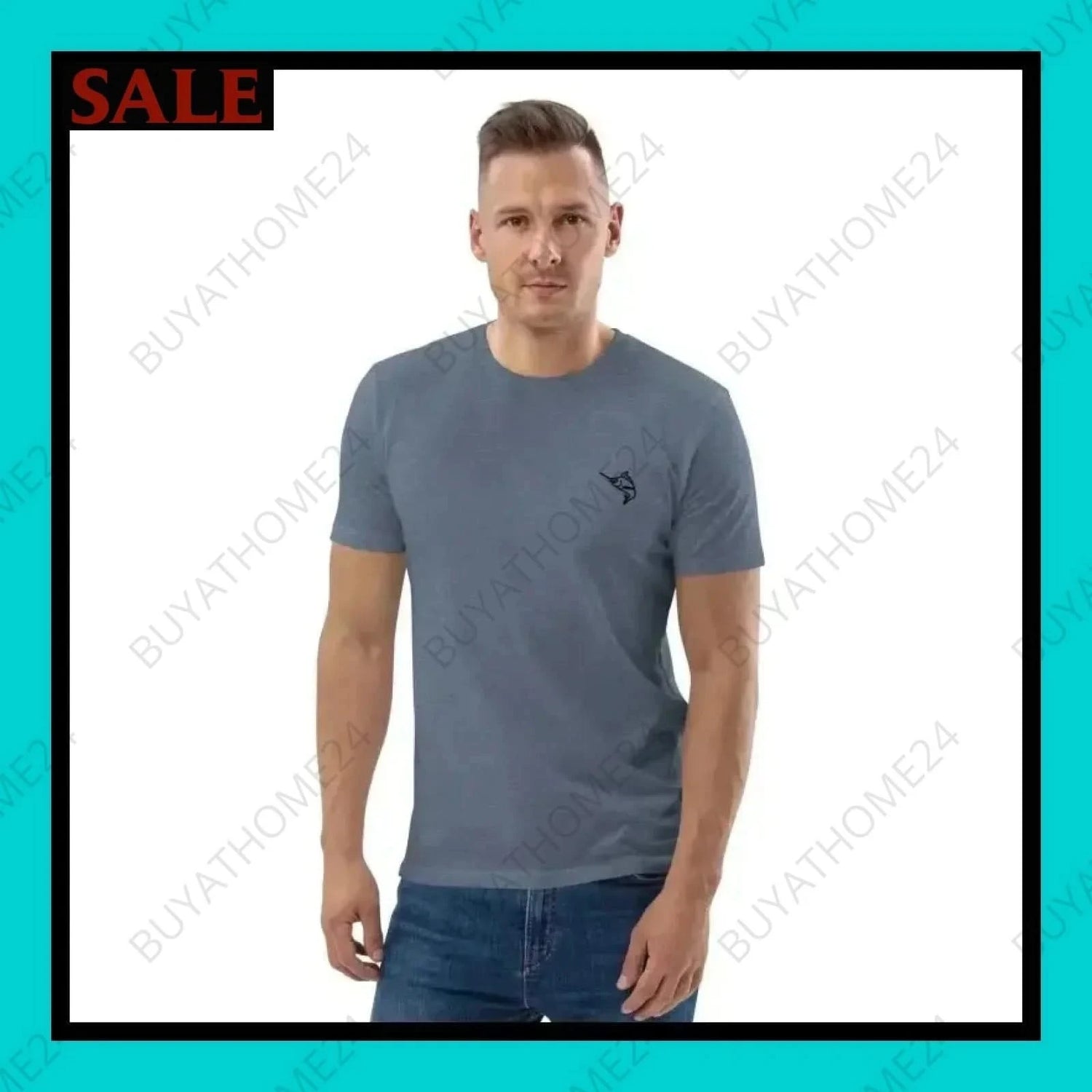 Herren T-Shirt S-2XL - BUYATHOME24 -bestickt - GERMANY - HERRENMODE, T-Shirt