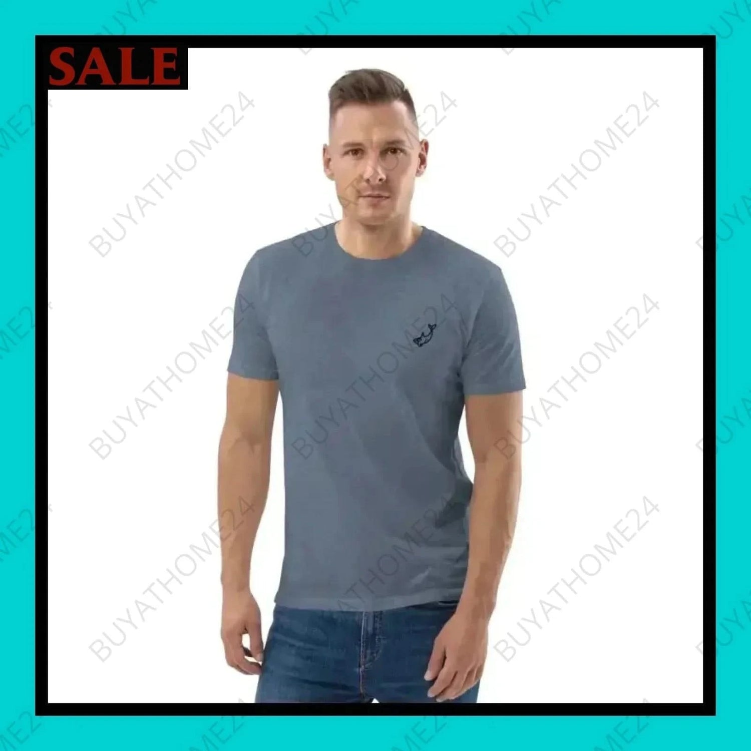 Herren T-Shirt S-2XL - BUYATHOME24 - bestickt - GERMANY - HERRENMODE, T-Shirt