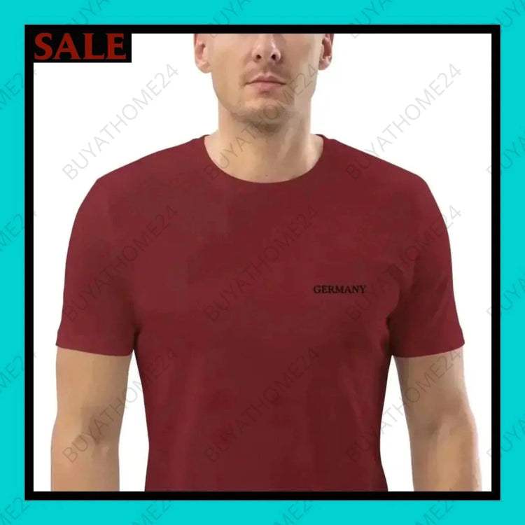 Herren T-Shirt S-2XL - BUYATHOME24 - bestickt - GERMANY - HERRENMODE, T-Shirt, YOUR STYLE